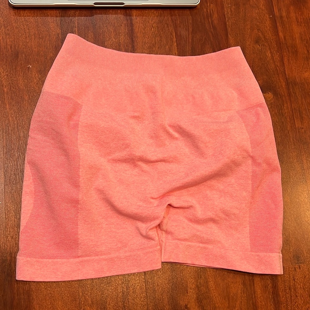 size large amazon light pink workout spandex